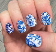 Maniology Porcelain (m252) - Nail Stamping Plate Review