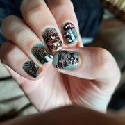 Maniology Magic Mushrooms (m280) - Nail Stamping Plate Review