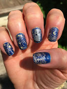 Maniology Arts: Van Gogh's Paint Brush (m274) - Nail Stamping Plate Review