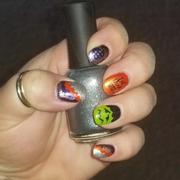 Maniology Boo-gie French (M304) - Nail Stamping Plate Review