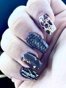Maniology Honeypot (P138) - Clear with Copper Gold Flakies Nail Polish Review