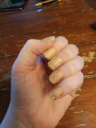 Maniology Honeypot (P138) - Clear with Copper Gold Flakies Nail Polish Review