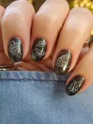 Maniology Artist Collaboration: Anesayart Celestial Wings (M364) - Nail Stamping Plate Review