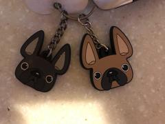 French Bulldog Love Frenchie Face Mini Keychain / Fawn Review