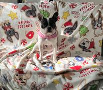 French Bulldog Love Christmas Cookies Fleece Blanket Review