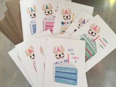 French Bulldog Love Birthday Cake Note Card Set - Box of 12 or 24 Review