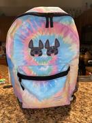 French Bulldog Love Tie Dye Backpack - 2 Frenchies - by French Bulldog Love - CLASSIC Review