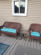 My Backyard Decor Outdoor Custom Wicker Cushions – 3-Piece – Spun Polyester, Knife Edge Review