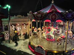 American Sale Lemax Caddington Village Sights & Sounds: The Grand Carousel #84349 Review