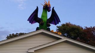 American Sale 9' Airblown® Inflatable Projection Animated Fire & Ice Dragon by Gemmy Review