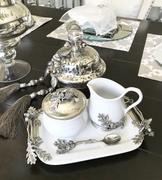 Vagabond House Stoneware Creamer Set - Pewter Acorn & Oak Leaf Review