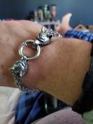 Ancient Treasures Solid Stainless Steel King's Chain Wolf Head Bracelet Review