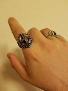Ancient Treasures Knights Templar Red Stone Ring Review