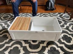 The Sink Boutique Latoscana 36 Double Bowl Fireclay Farmhouse Sink with Accessory Ledge, White, LDL3619W Review
