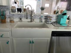 The Sink Boutique Bocchi Nuova 34 Fireclay Retrofit Drop-In Farmhouse Sink with Accessories, White, 1500-001-0127 Review