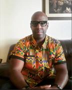 D'IYANU Deion African Print Short Sleeve Button-Up Shirt (Green Yellow Kente) Review
