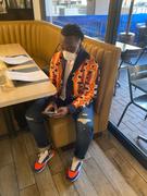 D'IYANU Aren African Print Button-Up Cardigan Sweater (Cream Orange Kente) Review