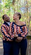 D'IYANU Oma Kid's African Print Sweater (Cream Orange Kente) - Clearance Review