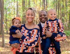 D'IYANU Oma Kid's African Print Sweater (Cream Orange Kente) - Clearance Review