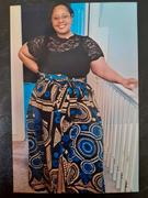 D'IYANU Kimiya African Print Maxi Skirt (Blue Mandala) Review