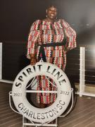 D'IYANU Nekesa Women's African Print Sweater Dress (Navy Red Kente) Review