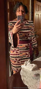 D'IYANU Nekesa Women's African Print Sweater Dress (Peach Kente) Review