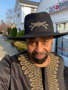 D'IYANU Karim Men's Embroidered Traditional Top (Black with Gold Embroidery) Review