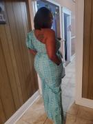 D'IYANU Atunbi African Print One-Shoulder Jumpsuit (Mint Tan Mudcloth) Review