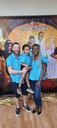 D'IYANU Keyon African Print Button-Up Shirt (Sky Blue Mudcloth) Review
