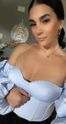 Miss Circle Kalani Blue Puff Sleeve Corset Top Review