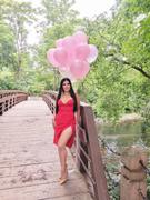 Miss Circle Hedy Red Satin Corset Dress Review