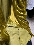 Miss Circle Priya Gold Draping Corset High Slit Velvet Gown Review