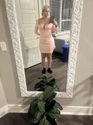 Miss Circle Camila Pink Satin Corset Dress with Crystals Review