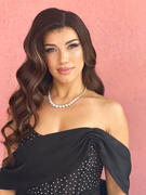 Miss Circle Stella Black Off Shoulder Crystal Corset Satin Gown Review