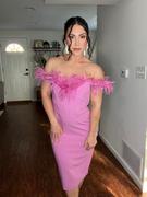 Miss Circle Ophelia Fuchsia Feather Corset Dress Review