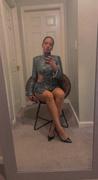 Miss Circle Myla Grey Sequin Long Sleeve Cutout Slit Dress Review