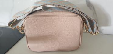 Elie Beaumont London Crossbody Marble (Pink Knitted Diamond Strap) Review