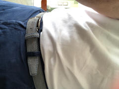 Roger Ximenez: Bespoke Maker of Fine Leather Goods Gray Suede Leather Belt Review