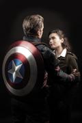 Cossky Captain America: The First Avenger Agent Peggy Carter Suit Cosplay Costume Version Green Review