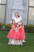 Misdress Coral Lace Tulle Cap Sleeve Flower Girl Dress Review
