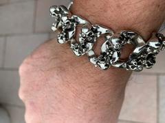 SilverWow Heavy Cluster Skull Bracelet Review