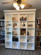 MurphyBedDepot IN STOCK Queen Size Boaz BiFold Bookcase Murphy Bed Review