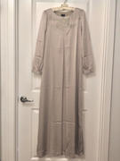 ARTIZARA.COM Jasmin Embroidered Formal Long Sleeve Modest Evening Dress - Beige Gold Review