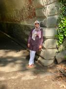 ARTIZARA.COM Naseem Pleated Mostly Cotton Tunic Dress - Eggplant Review