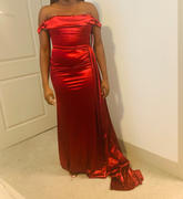 Moda Glam Boutique Anastasia Corset Gown w/ Sash- Ruby Red Review