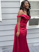 Moda Glam Boutique Anastasia Corset Gown w/ Sash- Ruby Red Review