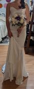 Moda Glam Boutique Serena Draped Neck Gown- White Review