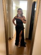 Moda Glam Boutique Amélie Off-The-Shoulder Gown- Black Review