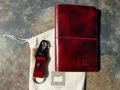 Cave Leather Co. Leather Notebook Cover in Ruby Fuego - Limited Edition Review