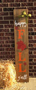 Essential Stencil Vertical Happy Fall Y'all Porch Stencil Review